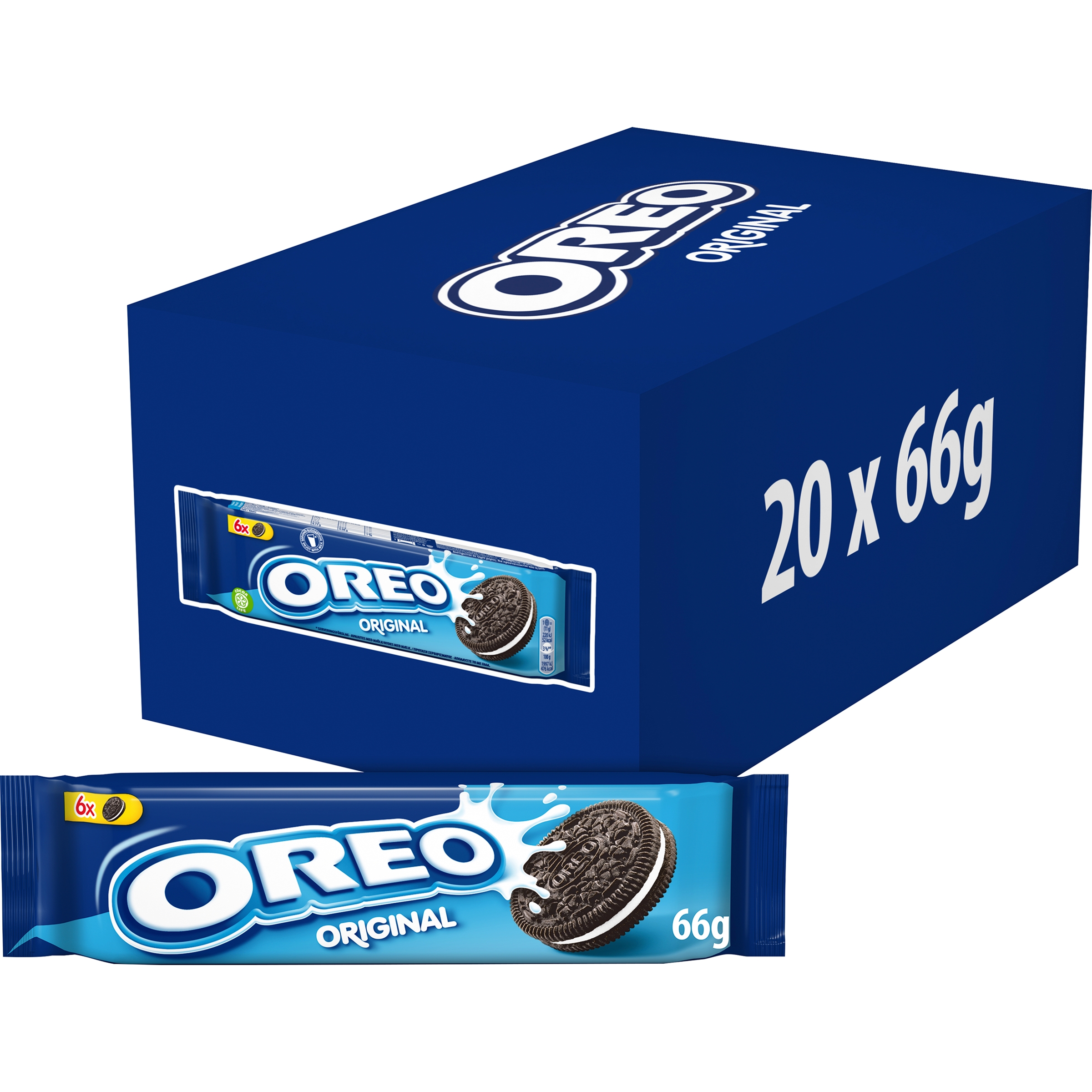 Oreo Original Sandwich Biscuit Snack Pack 66g