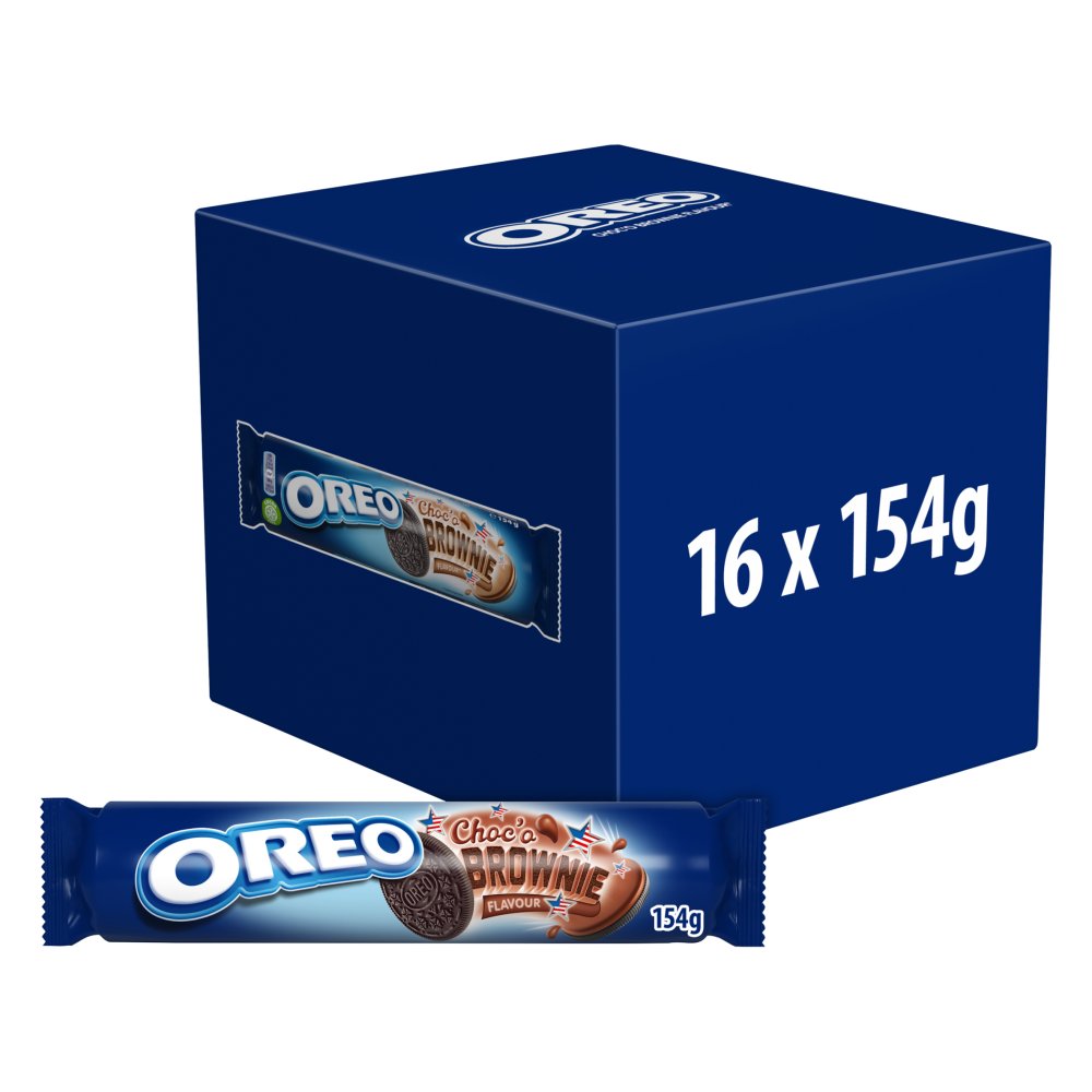 OREO Choco Brownie Sandwich Biscuits 154g