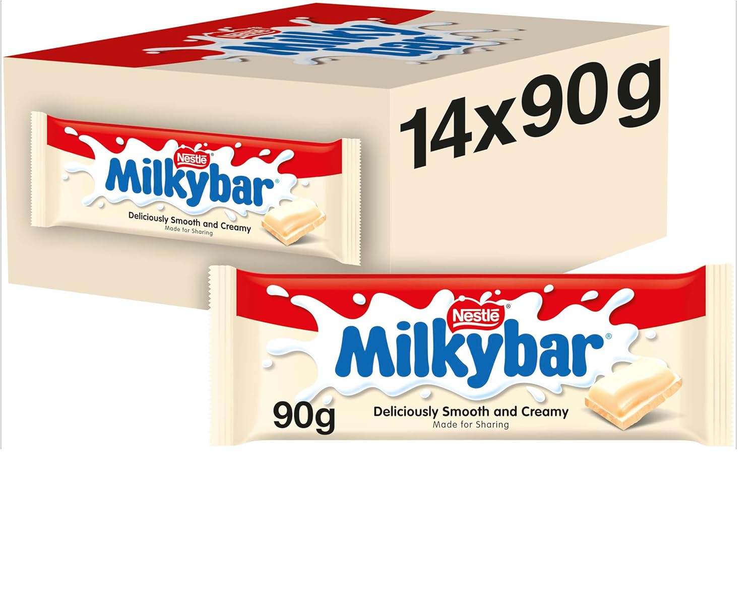 Milkybar White Chocolate Sharing Bar 90g