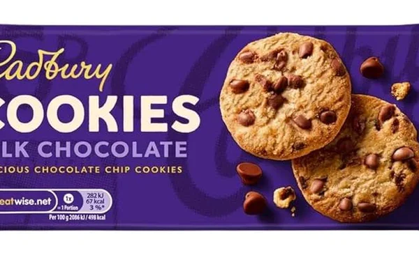 Cadbury Cookies Milk Chocolate 135g
