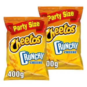 Cheetos Crisps Crunchy Cheese, 2 x 400g