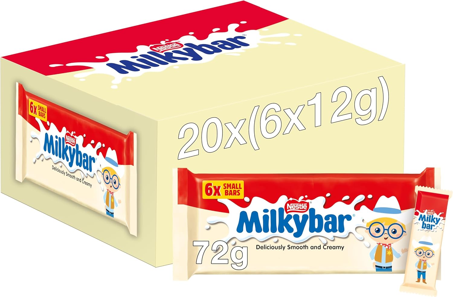 Milkybar Kids Bar 6 X 12G