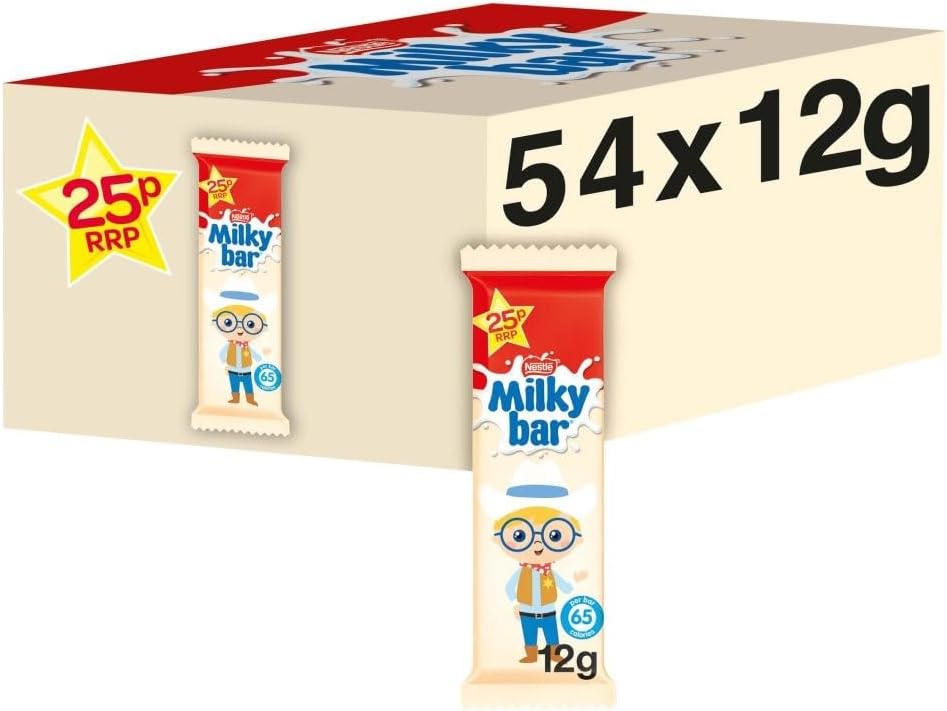 Milkybar White Chocolate Kid Bar 12g PMP 25p