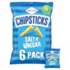 Smiths Chipsticks Salt & Vinegar Multipack Snacks 6x17g