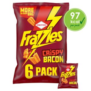 Smiths Frazzles Crispy Bacon Multipack Snacks 6x18g