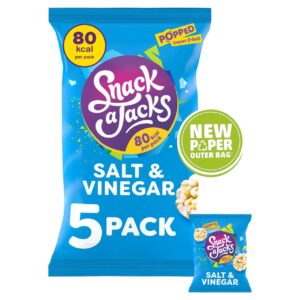 Snack a Jacks Salt & Vinegar Multipack Rice Cakes 5 x 19g