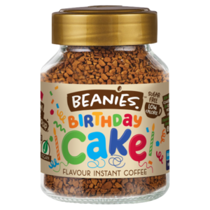 Beanies Flavour Coffee Birthday Cake Flavour Instant Coffee 50g