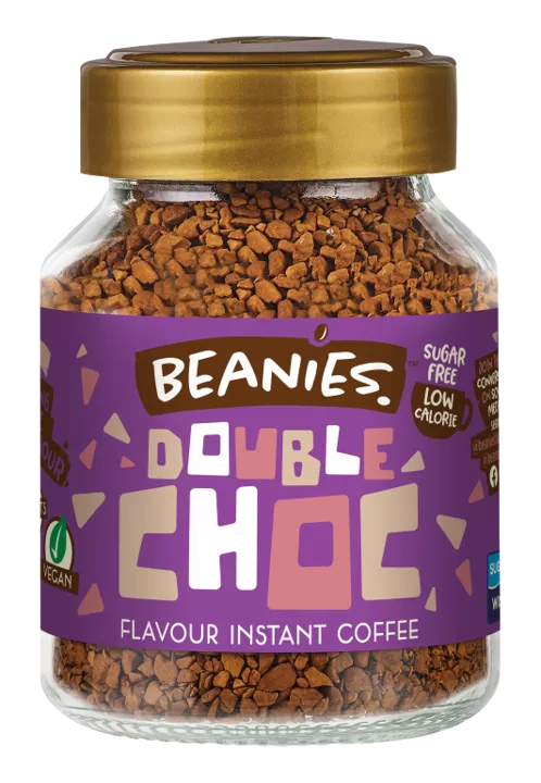 Beanies Decaf Double Chocolate Instant Coffee 50g