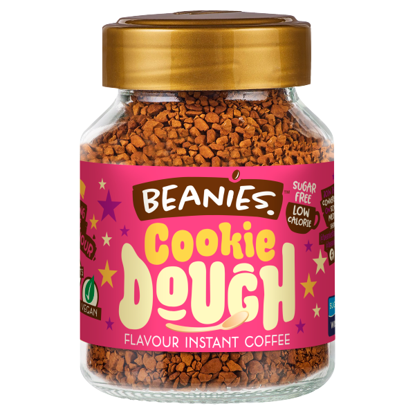 Beanies Cookie Dough Flavour Decaf Instant Coffee 50g