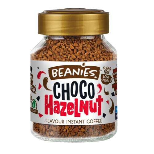 Beanies Choco Hazelnut Coconut Flavored Instant Coffee 50g
