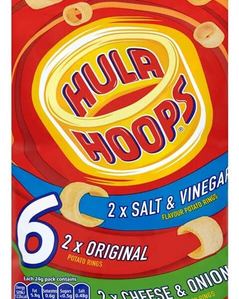 Hula Hoops Variety Multipack Crisps 6 Pack