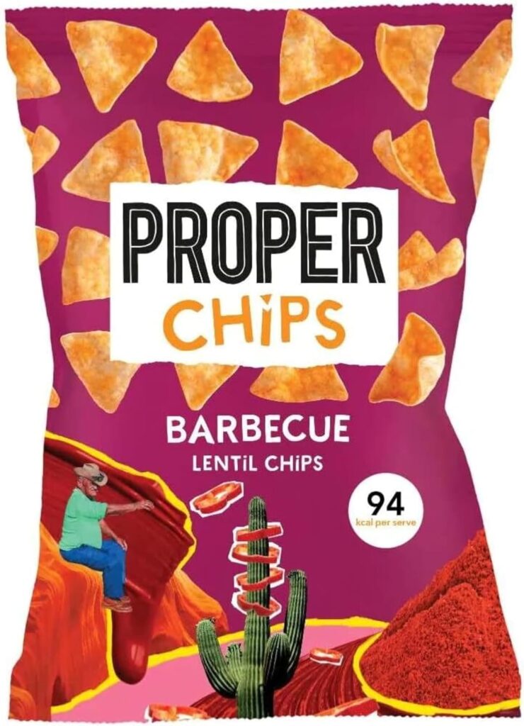 Proper Chips Barbecue Lentil Chips 85g