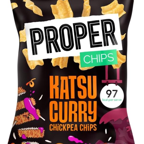 Proper Katsu Curry Flavour Chickpea Chips 85g