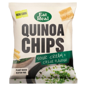 Eat Real Quinoa Chips Sour Cream + Chive Flavour 40g