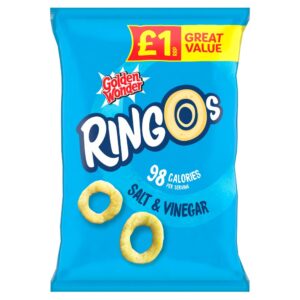 Golden Wonder Ringos Salt & Vinegar PMP £1 40G