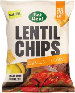 Eat Real Lentil Chips Chilli + Lemon 40g