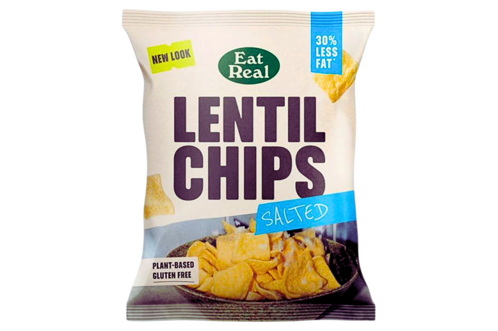 Eat Real Lentil Chips Salted 40g