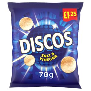 Discos Salt & Vinegar Crisps £1.25 PMP 70g