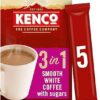 Kenco Instant 3in1 Smooth White Coffee with Sugar 5x20g