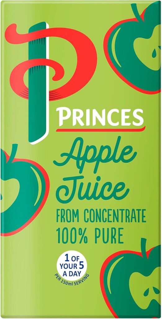 Princes Apple Juice, 27 x 200ml