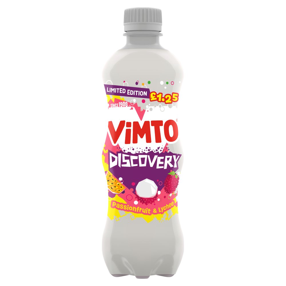 Vimto Discovery Passionfruit & Lychee Pm £1.25 500ml