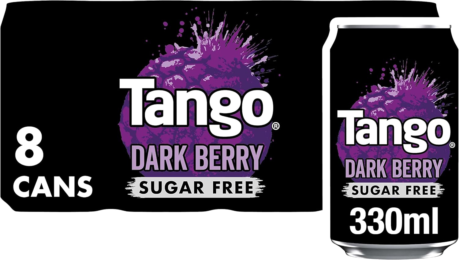 Tango Dark Berry Sugar Free Can 8 x 330ml