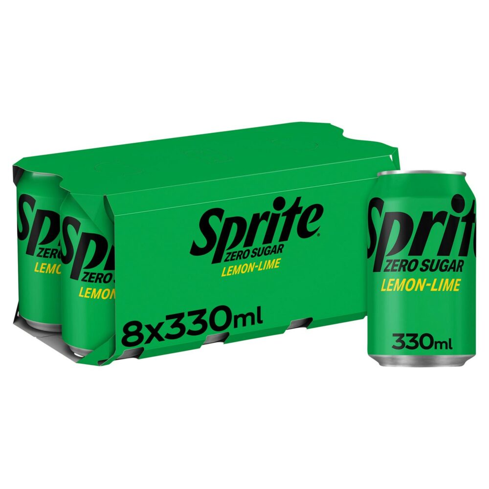 Sprite No Sugar 8Pk 8x330ml