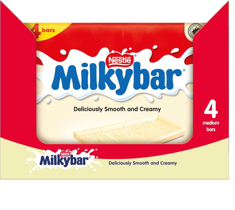 Milkybar White Chocolate Bar Multipack 4x25g