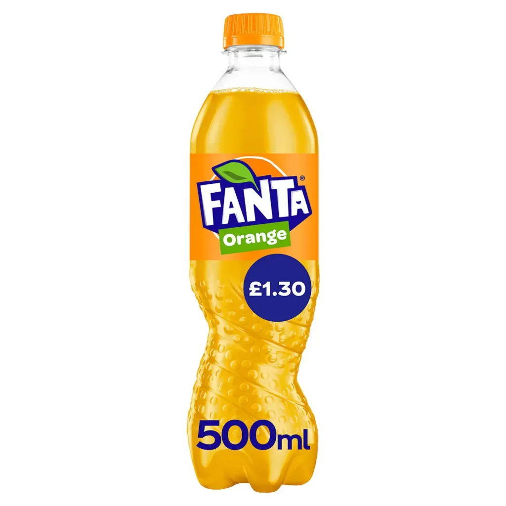 Fanta Orange PMP £1.30 500ml