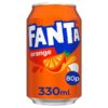 Fanta Can Orange Pm 80P 330ml
