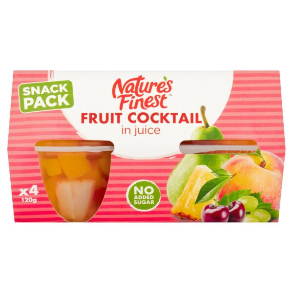 Nature's Finest Fruit Cocktail in Juice 4 x 120g (480g)