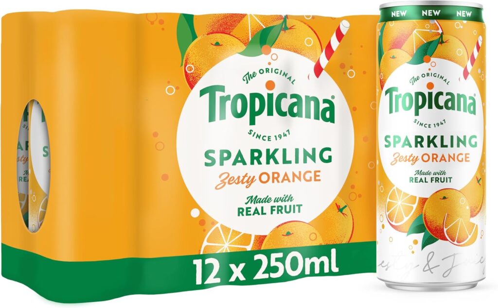 Tropicana The Original Sparkling Zesty Orange 250ml