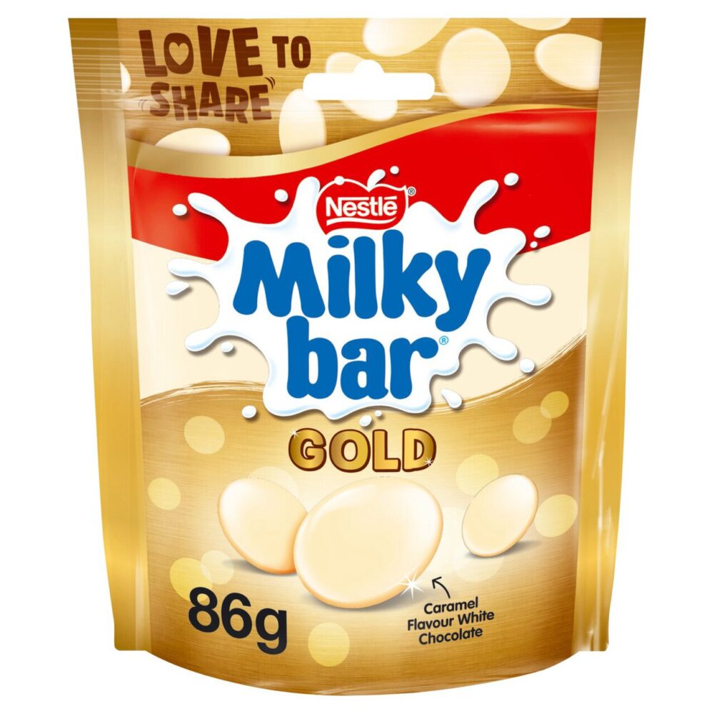 Milkybar Buttons Gold Sharing Pouch 86g