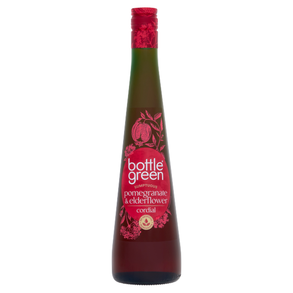 Bottlegreen Sumptuous Pomegranate & Elderflower Cordial 500ml