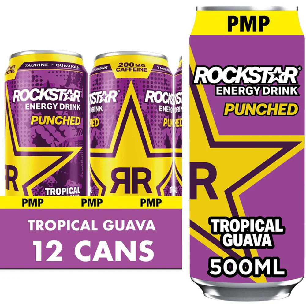 Rockstar Punched Trop Guava Pm£1.29 500ml