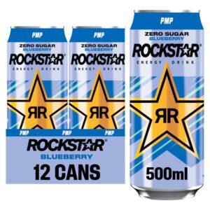 Rockstar Zero Sugar Blueberry Energy Drink 500ml