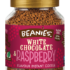 Beanies White Chocolate & Raspberry Flavour Instant Coffee 50g