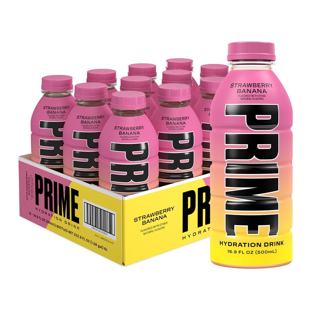 Prime Hydration Strawberry Banana Flavour 500ml