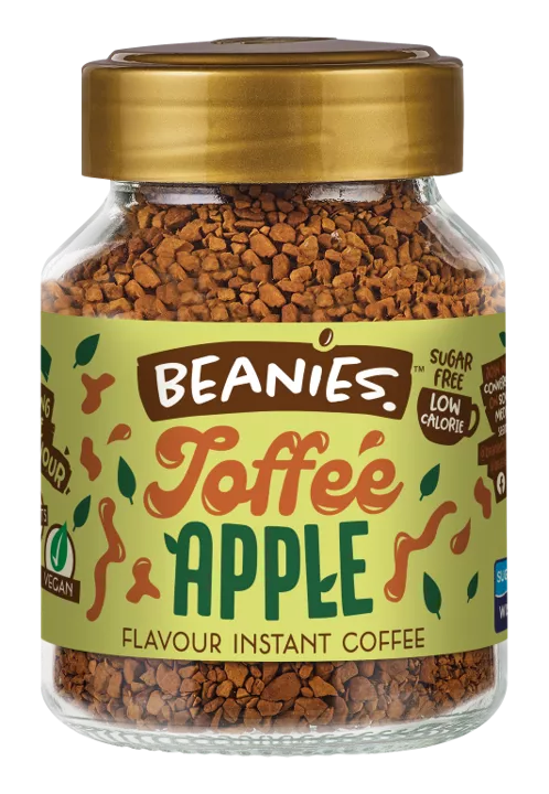 Beanies Toasted Marshmallow Flavoured Instant Coffee 50gBeanies Toffee Apple Flavour Instant Coffee 50g