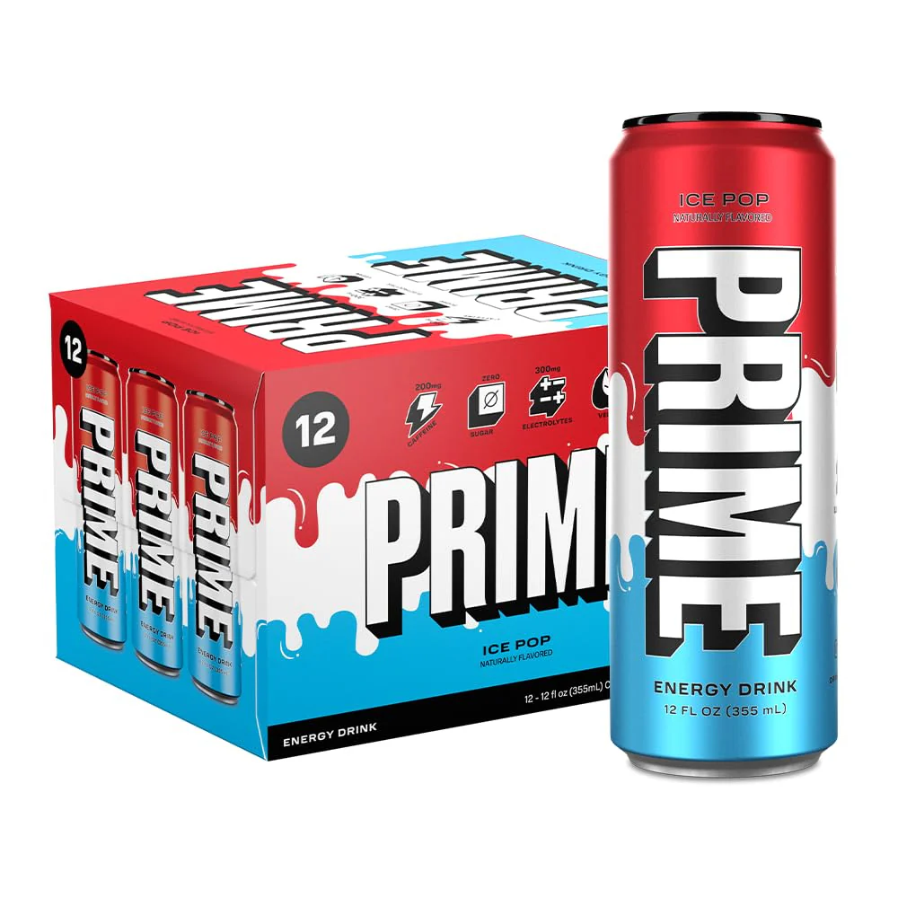 Prime Ice Pop Flavour Energy Drink 330ml