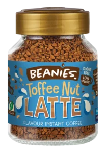 Beanies Toffee Nut Latte Flavoured Instant Coffee 50g