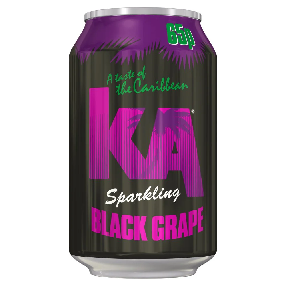 Ka Sparkling Black Grape Pm 65P 330ml