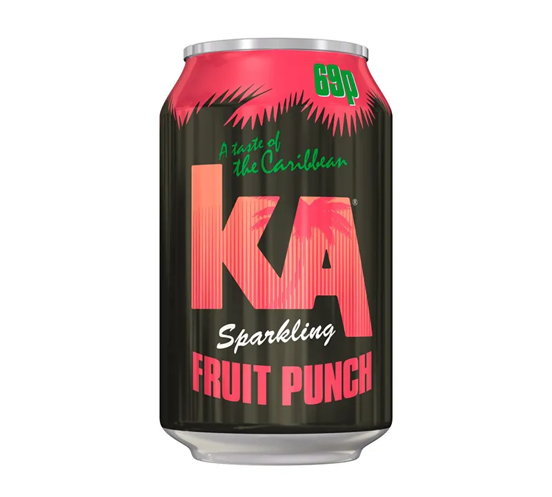 Ka Sparkling Fruit Punch Pm 65P 330ml