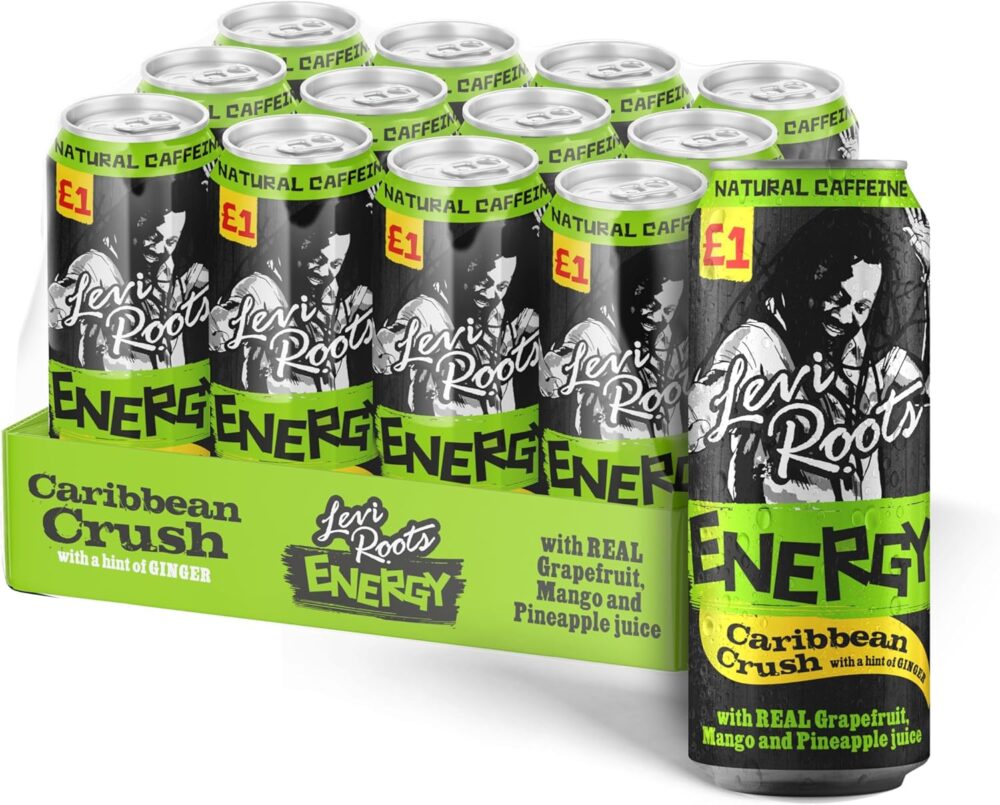 Levi Roots Energy Caribbean Crush with Hint of Ginger PM £1.00 500ml