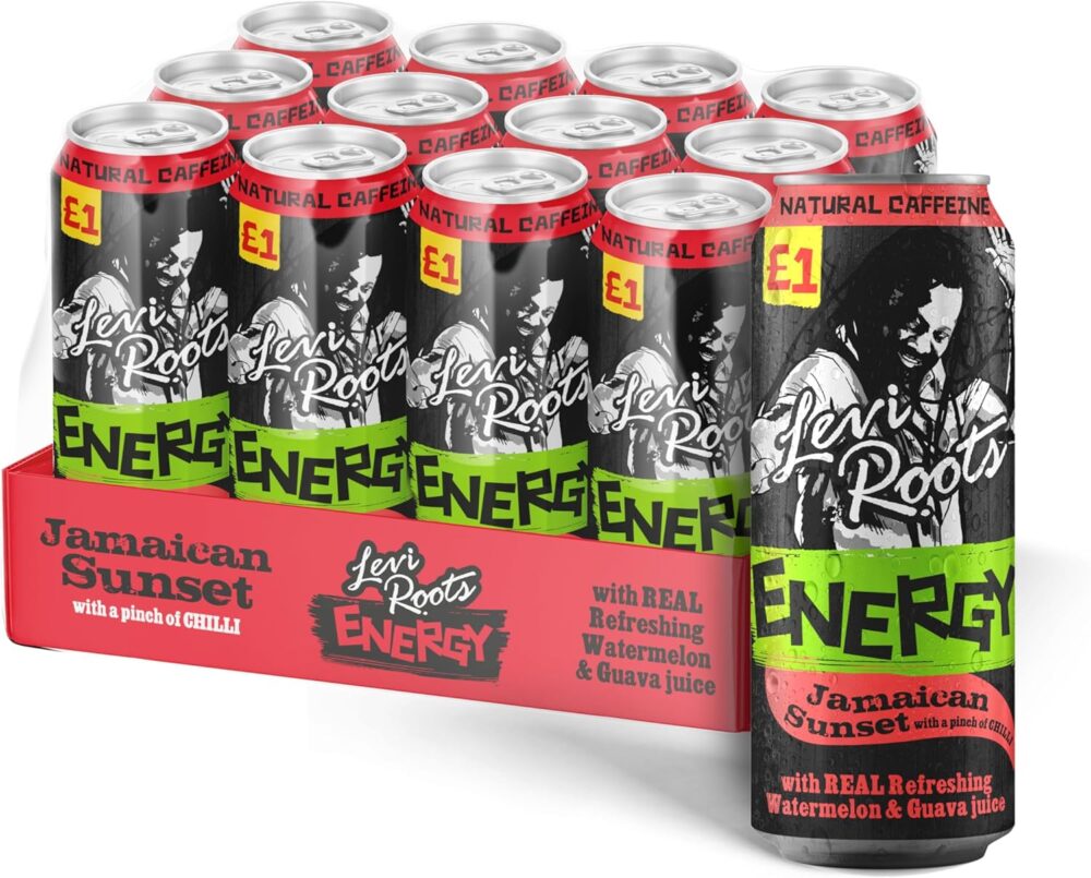 Levi Roots Energy Jamaican Sunset with a Pinch of Chilli PM £1.00 500ml