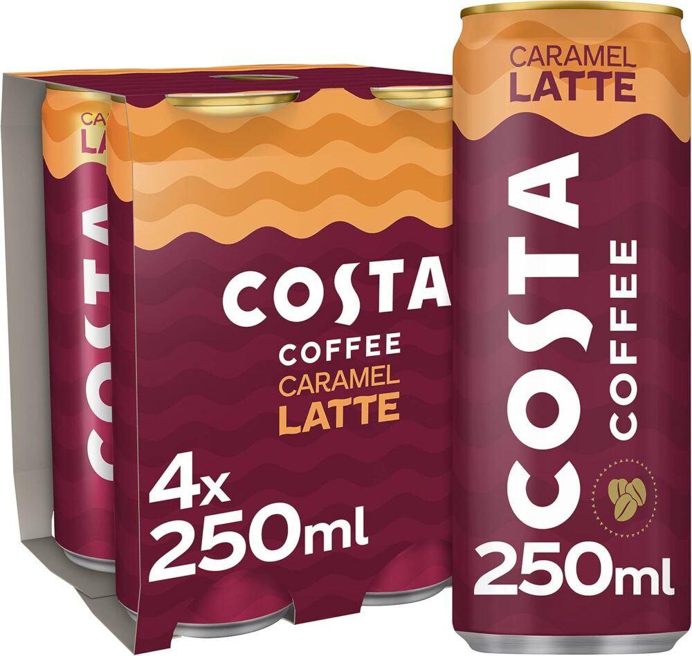 Costa Latte Caramel 4x250ml