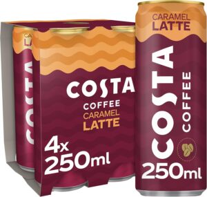 Costa Latte Caramel 4x250ml