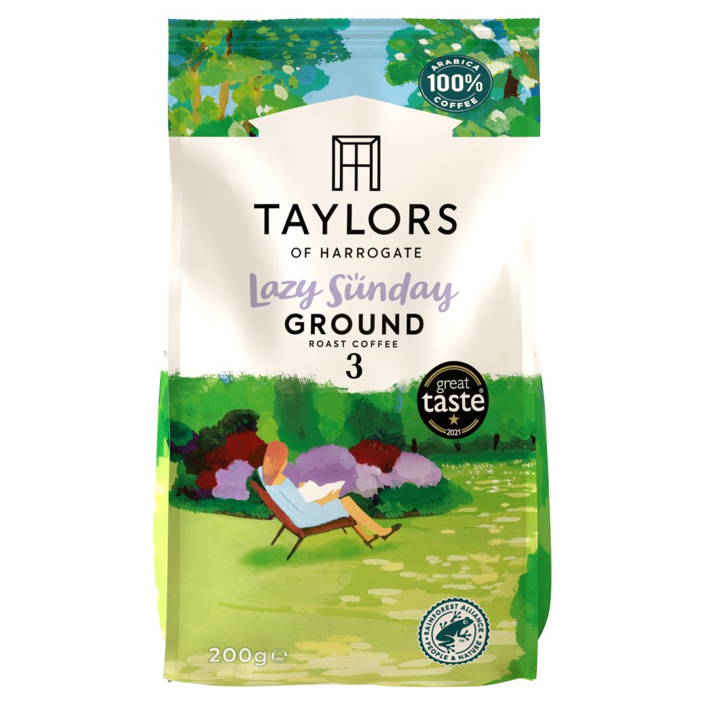 Taylors of Harrogate Lazy Sunday Ground Roast Coffee 200g