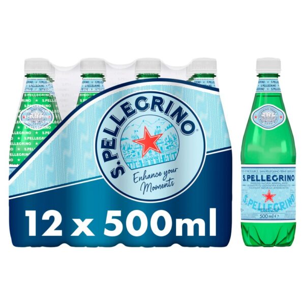 San Pellegrino Sparkling Natural Mineral Water 500ml