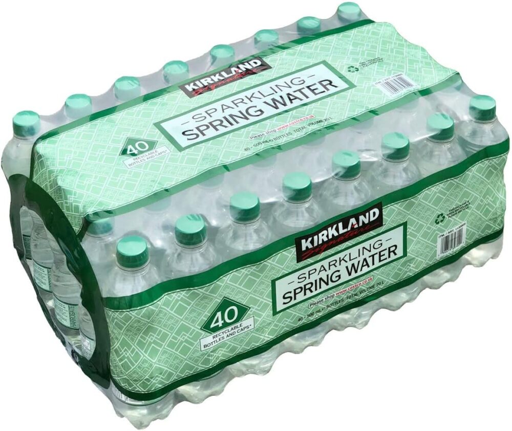 Kirkland Signature Sparkling Spring Water, 40 x 500ml